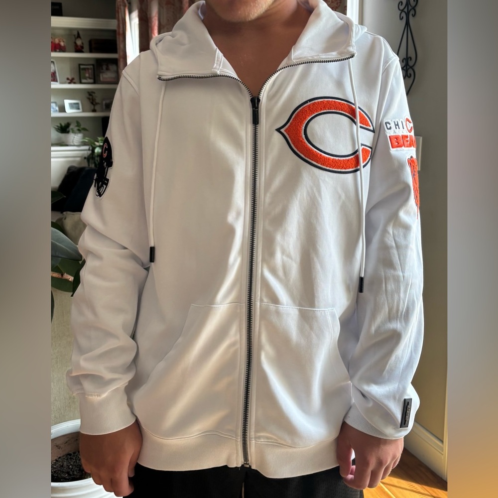 Nike White NFL Zip-Up Hoodie